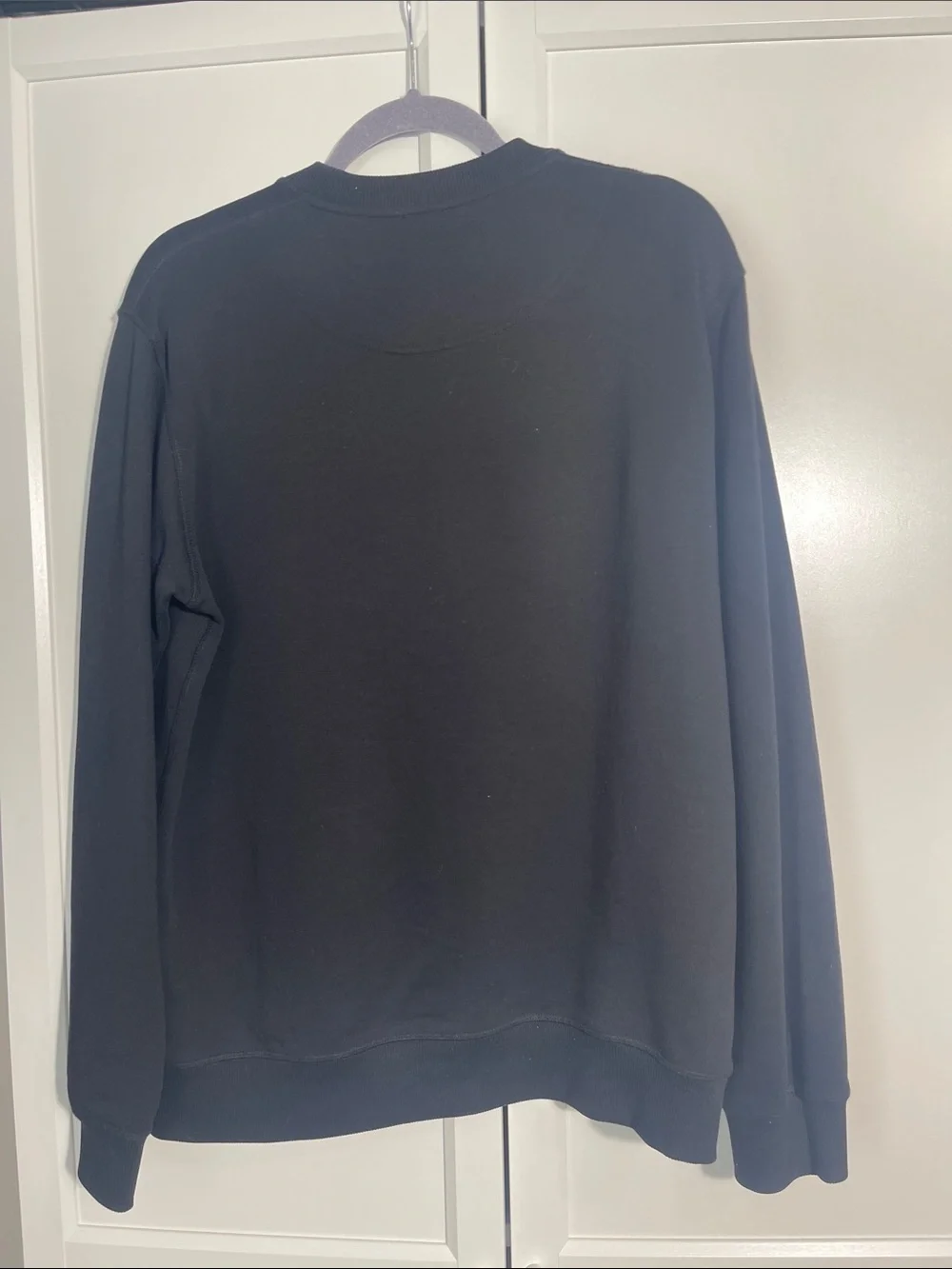 KENZO Paris Eye Motif Embroidered Crewneck Sweatshirt Black